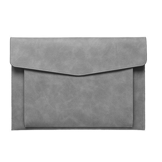 Document Bag A4 Envelope Folder Soft Faux Leather File Folder with Pen Insert