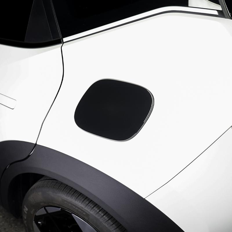 For KIA SELTOS SP3 2026 2027 Car Tuning Carbon Fiber Black Car Fuel Tank Cap Decoration Cover Trim Exterior Accessories