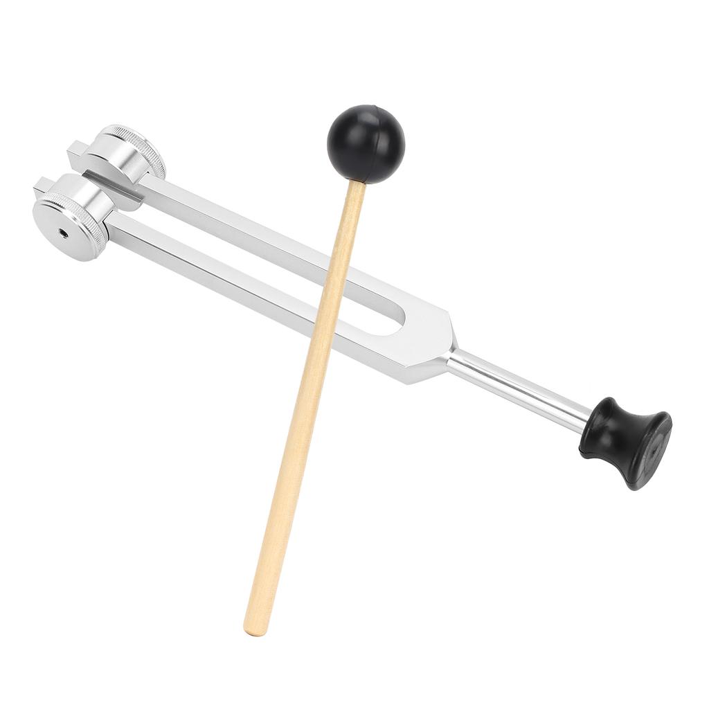 OM136.1 Aluminum Alloy Tuning Fork Portable Yoga Sound Therapy Tuning Fork with Hammer