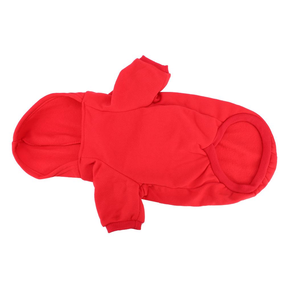 Dog Clothes Pet Sweatshirt Cute Polyester Pet Winter Warm Hoodie Sweatshirt Clothes Coat for Dogs Puppy Cats Dog Sweatshirt