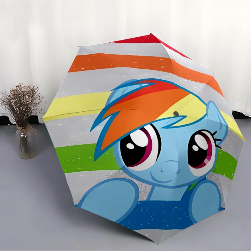 1pc My Little Pony1 Umbrella, Sun Protection, And UV Shielding. It Has Eight Sturdy Ribs for Outdoor Use And Perfect Gift
