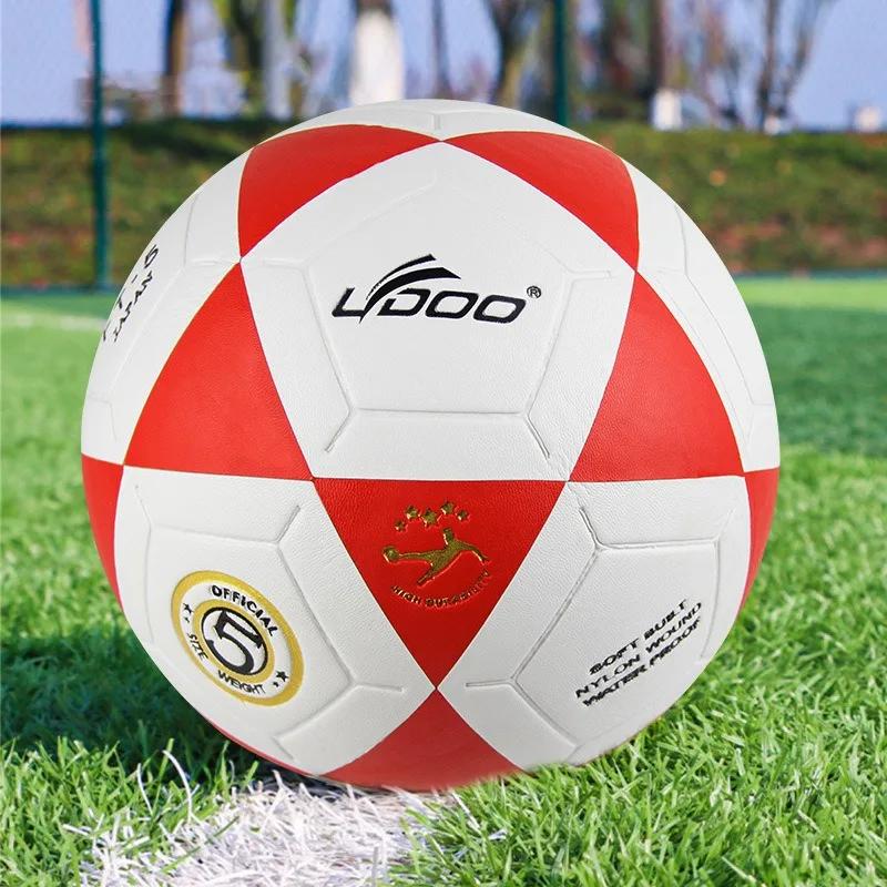 Pallone da Calcio Misura 5 PVC Resistente all'Usura Pallone Professionale da Partita Calcio Unisex Indoor Outdoor Partita Gioco Allenamento Squadra Calcio