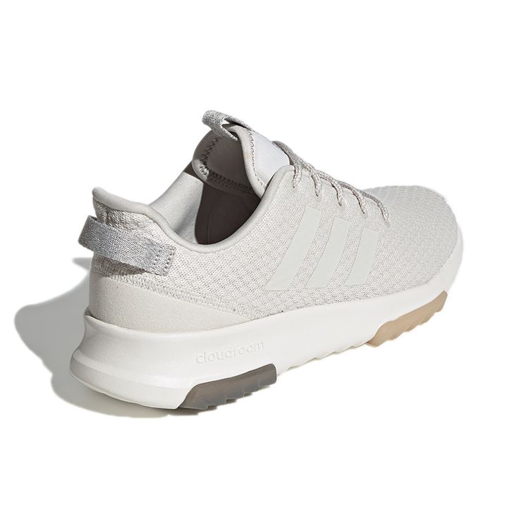 Adidas Neo Racer TR21 CF Minimalist Non-Slip Low-Top Casual Running Shoes Women sneaker Bare-White Sesame Earth F34872