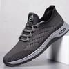 New Spring and Autumn Men's Shoes Flying Knitted Sneakers Lightweight Breathable Soft Sole Comfortable Student Running Shoes Versatile Casual Shoes