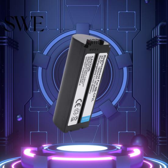 Rechargeable Battery Replacement NB-CP2L Charger for Canon CP910 CP1200 CP1300 Printers Portable 1800mAh Power Supply Short-circuit Protection