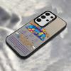 Funny Cartoon S-SimpsonS Phone Case For Samsung Galaxy S25 Edge S24 S23 S22 S21 S20 Ultra Funda Silicone Silver Cover