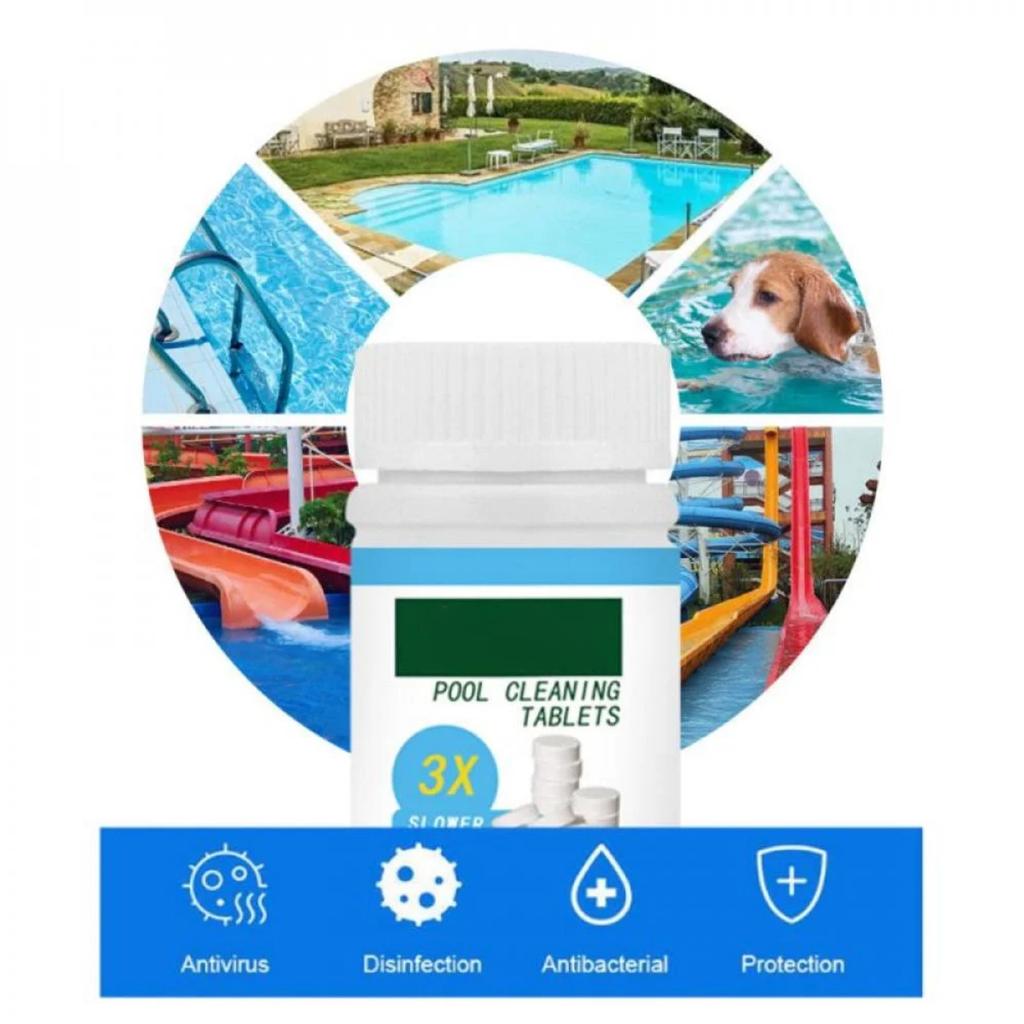 Pool Cleaning Tablet Effectively Guard Against Blgae And Other Organism