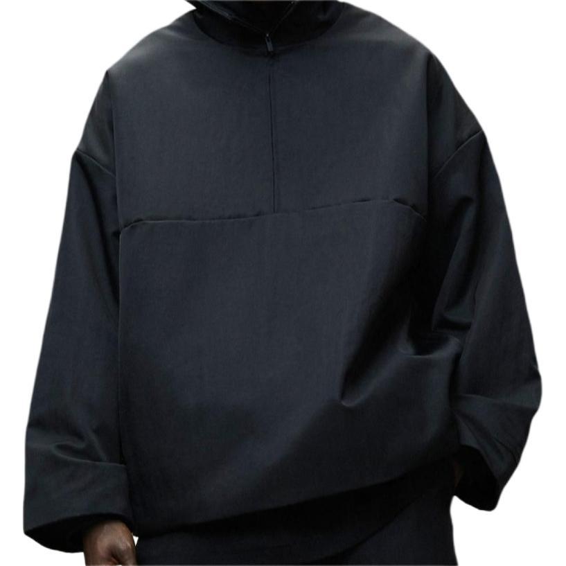 Fear of God Essentials Fall24 BACK TO SCHOOL Textured Nylon Halfzip Pullover Men's 202BT246350F