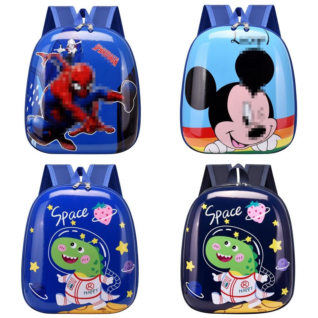Cartoon Car Cute Printed Backpack Children Backpack Suitable For Outing School