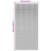 Insect Door Curtain Dark Grey 90 x 220 cm Bamboo