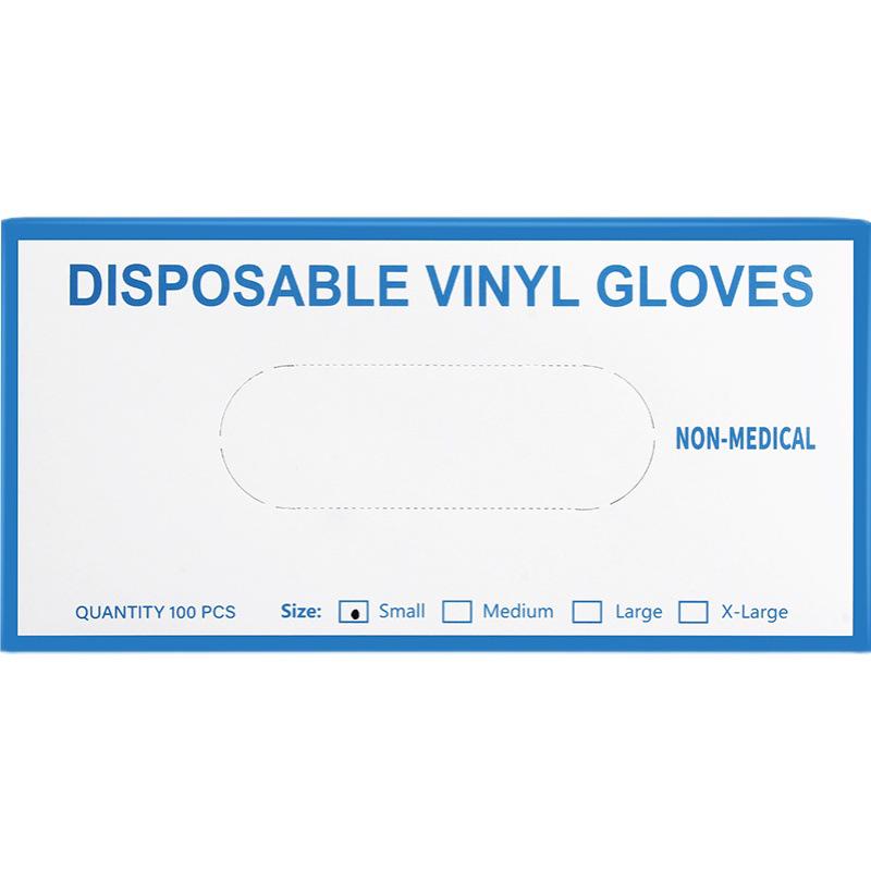 100 Mănuși de Nitril Latex Negru de Unică Folosință pentru Tatuaj și Salon de Frumusețe