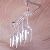 Space Saving Overhead Wine Glass Rack High Quality Nonrust Steel Mountable Storage Solution Rustproof Wine Glass Stand