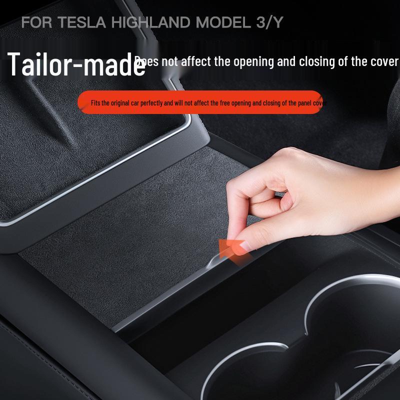 Tesla Model 3/Y Suede Center Console Protection Film