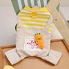 Pet Small Dog Dog Clothes Leash Spring and Autumn Summer New Overalls Four-legged Pants