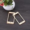 2pcs Curved Neck & Bridge Pickup Frames Set Bridge Neck Pickups Cover Frame Humbucker Pickups Frame for LP Electric Guitar