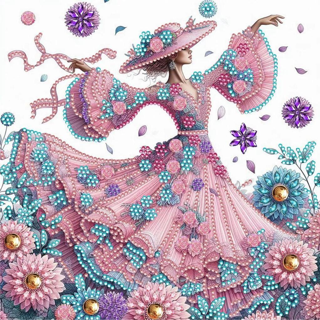 Diamond Painting, Special-Shaped Diamond Painting, Handmade Sticker Material Package 30 * 30 Diamond Sticker Diy Decorative Painting Cross-Border