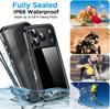 For iPhone 17 Pro Case Waterproof,  Built-in Screen Protector Shockproof Dustproof Snowproof Full Body Rugged Underwater Phone Case with Lanyard