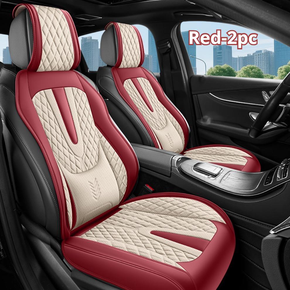 2pc Fixed Lumbar Support Car Seat Cushion, 7-Color Options, Comfortable & Durable, All-Season Car Seat Cover, Universal Fit