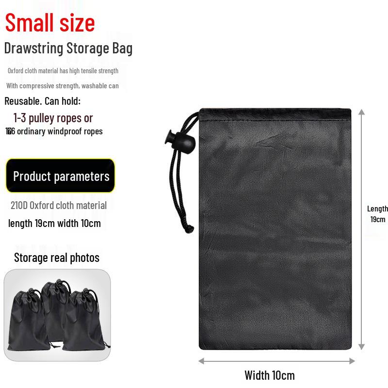 Reflective Wind Rope for Camping Tents - 4mm & 6mm Guy Rope