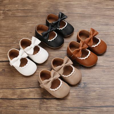 Fashion Girls' Shoes Anti Slip Baby Shoes Soft Soled Kids Shoe Simple Girls Walking Shoes Comfor Baby Leather Shoe