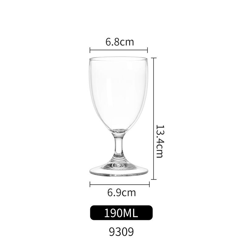 

Набор акриловых бокалов для вина, устойчивых к падению: Прозрачные красные и белые пластиковые бокалы для вина, маленькие бокалы на ножке для детей и баров.