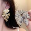 European and American Silver Needle Irregular Geometric Pattern Earrings Light Luxury High-end Stud Earrings Niche Fashion Exquisite Earrings
