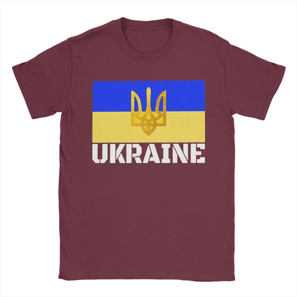 UKRAINE Flag T Shirt Summer  Hippie T Shirts Couple Cotton O Neck Plus Size 5XL Tees Short Sleeves Y2K Casual Tshirt