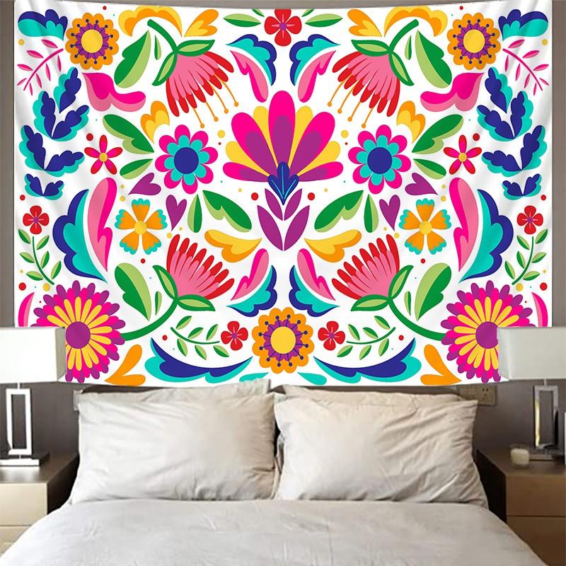 

Домашний декор, настенный гобелен с цветочным принтом, чудо-гобелен, гобелен с мандалой, художественный настенный гобелен Moda 230x180 см 100x75cm
