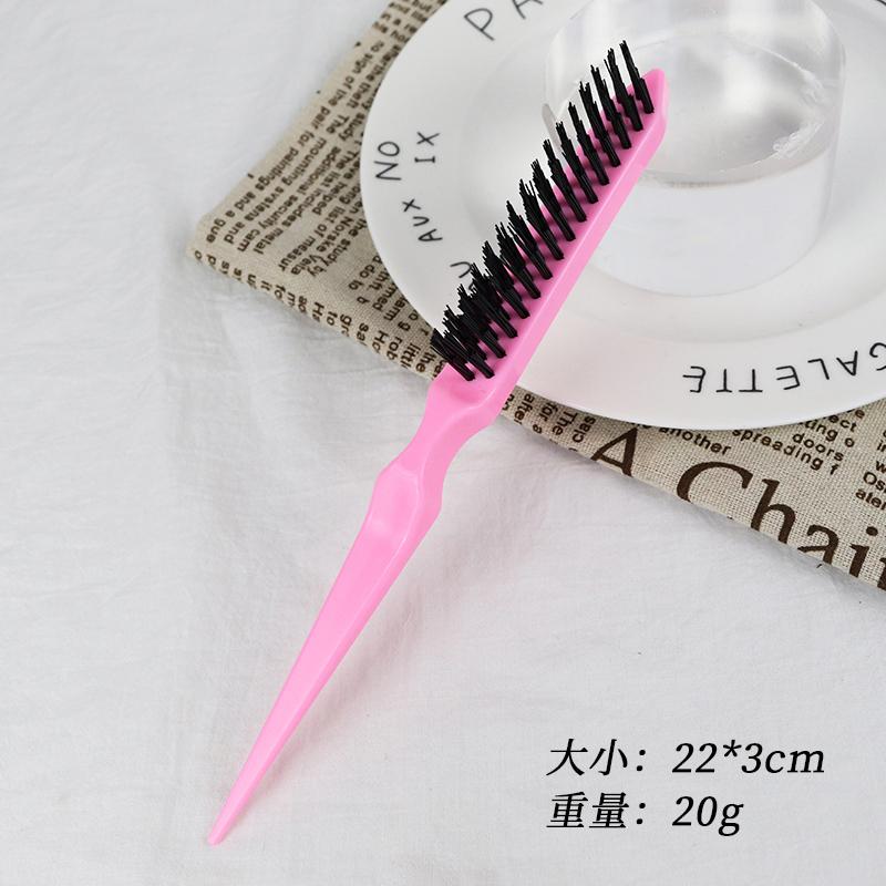 1 professional plastic thickened pointed tail anti-static back tearing hair brush, hair styling tool brush