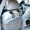 Retractable Car Seat Back Hooks, Small Hooks For Front And Rear Seats, Storage