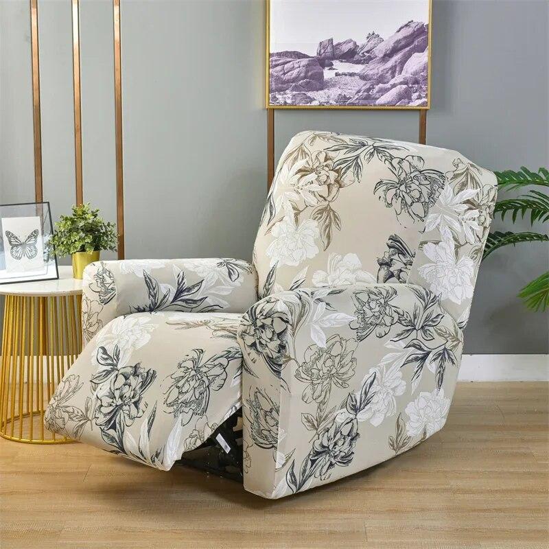 Spandex Recliner Chair Cover Lazy Boy Recliner Sofa Covers High Stretch Slipcover 1 Seater Sofa Cover for Living Room Home Decor