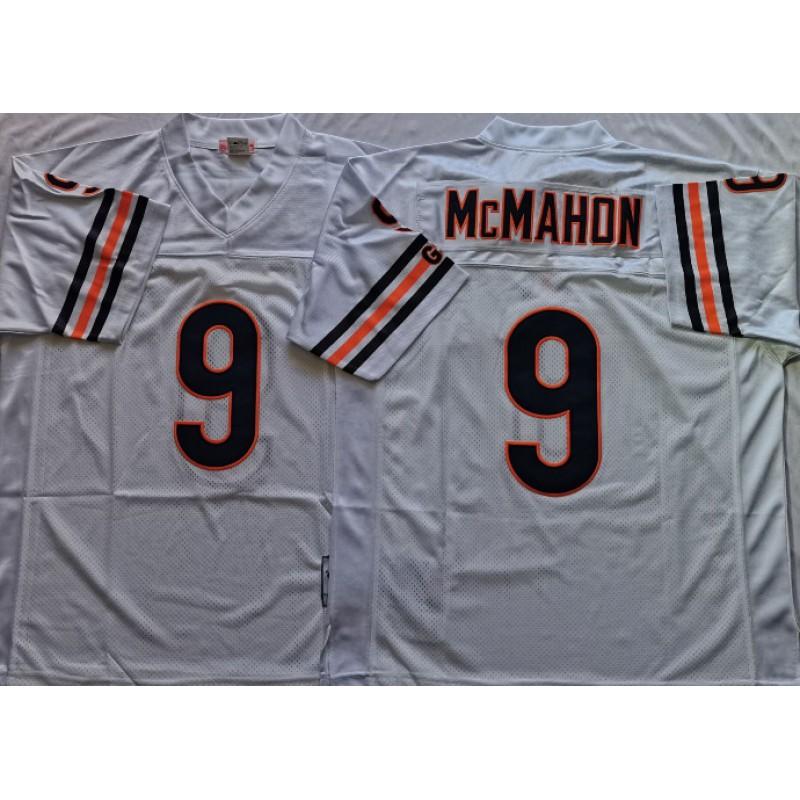 Maglia da Rugby Retro Chicago Bears Uomo Donna Misto Cotone Ricamata Abbigliamento per tifosi sportivi Fitness all'aperto Supporto di squadra