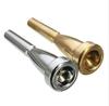 Professional Silver-Plated Trumpet Mouthpiece, Bullet Head, 7C/3C/5C Standard
