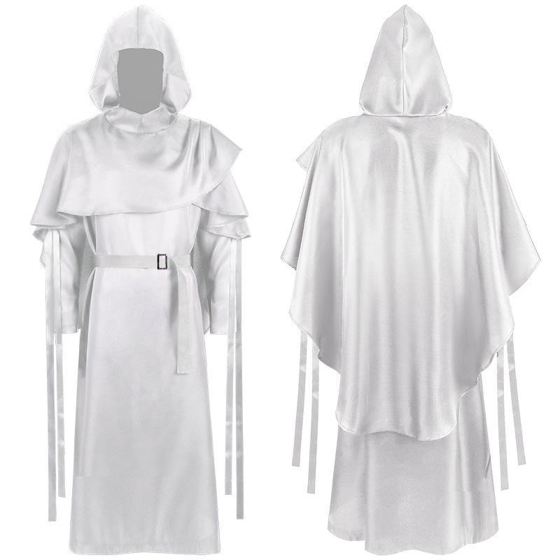 Man Tianyu's new medieval priest costume Halloween grim reaper modeling costume performance costume
