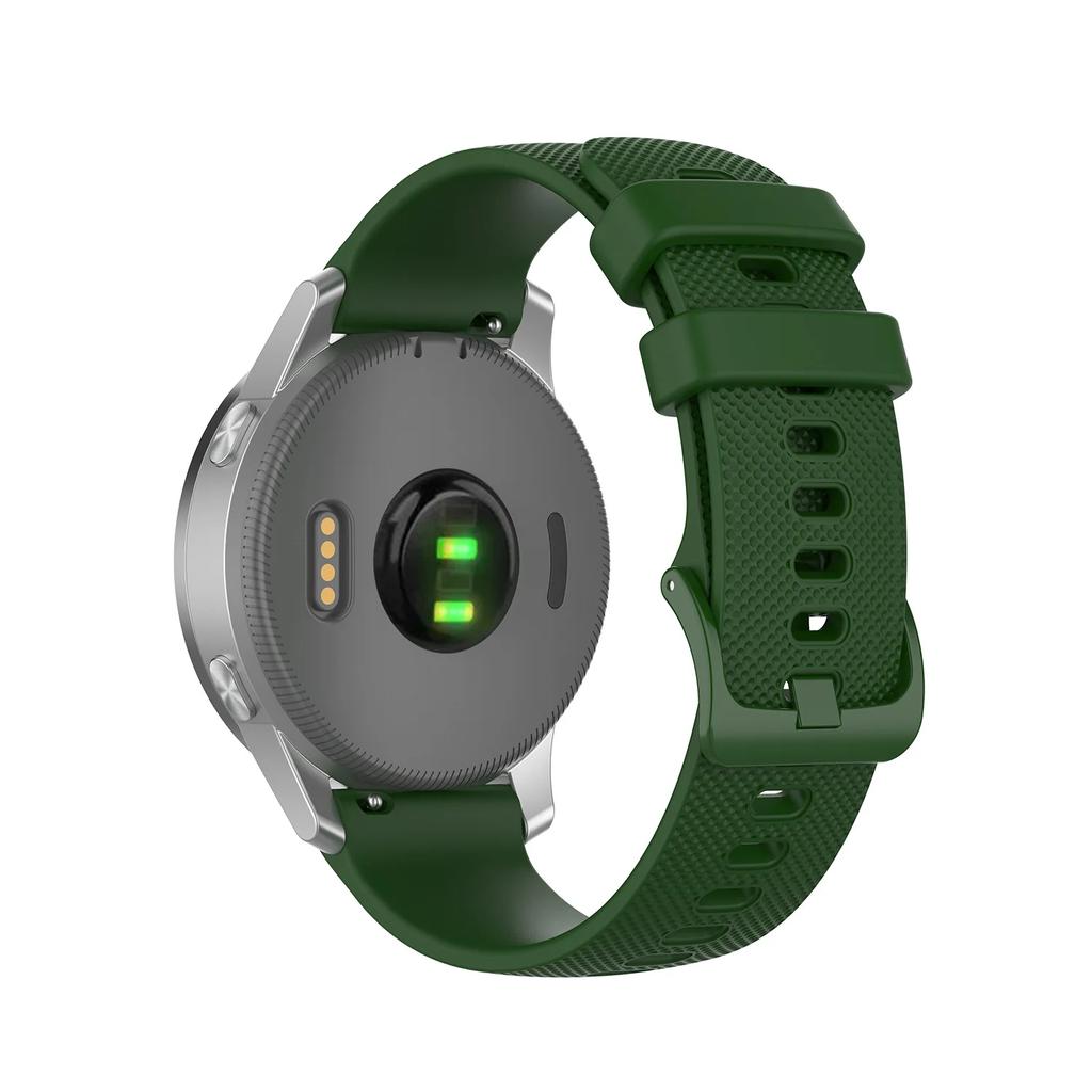 20mm 22mm Official Silicone Strap For Garmin Forerunner 165 55 265 965 570 970 Bracelet Wristband Garmin Active 5-6/Venu 4/3/2