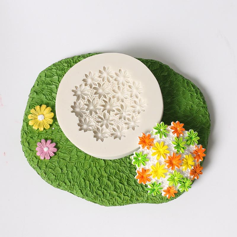 3D Flower Silicone Mold Fondant Cake Decorating Chocolate Sugarcraft Mould Diy