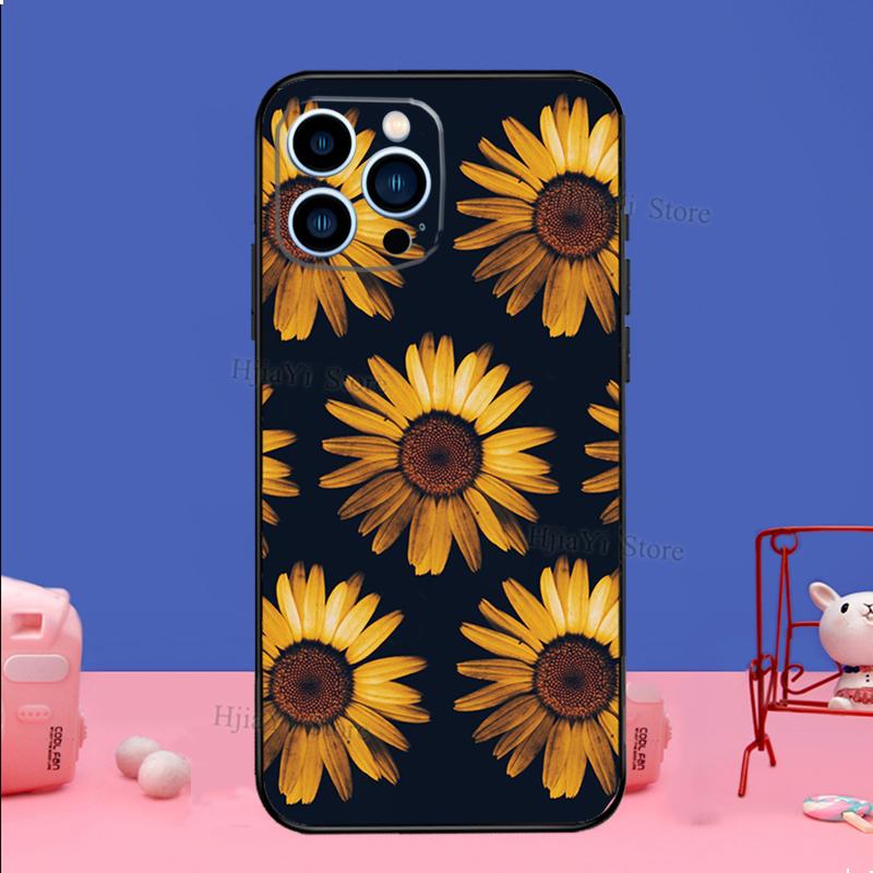 Sunny Sunflower Phone Case For iPhone Samsung Galaxy Redmi Xiaomi Oppo OnePlus Note S A 7 8 9 10 11 12 13 14 20 21 22 23 53 54 Pro Max Plus Ultra