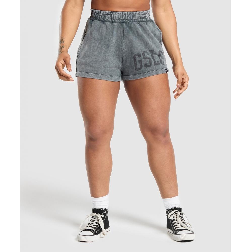 

Gymshark Шорты Collegiate Shadow Washed Asphalt Grey B6a8g Gcsd XXS