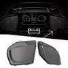 Grelhas de Alto-falante Laterais Pretas para Motocicleta Tampa de Buzina Malha de Acabamento Para Harley Touring CVO 112 117 Road Glide Street Glide 2026 2026 2026