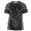Personalized Design Mechanic Pattern 3D Printing Men's Street Round Neck Short Sleeved T-shirt