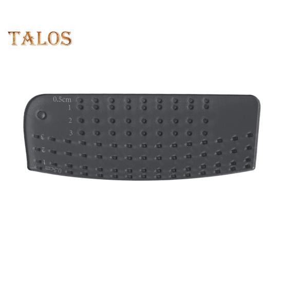 

Линейка для измерения припусков на швы Перфорированная линейка для подгибки швов на швейной машине Линейка для квилтинга с точками маркировки 1/4 5/8 1 Направляющая для точного шва серый