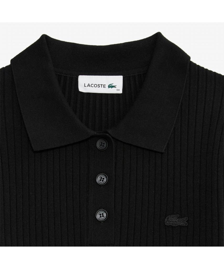 LACOSTE Women'S Ribbed Collar Dress Ef997E-55N 031