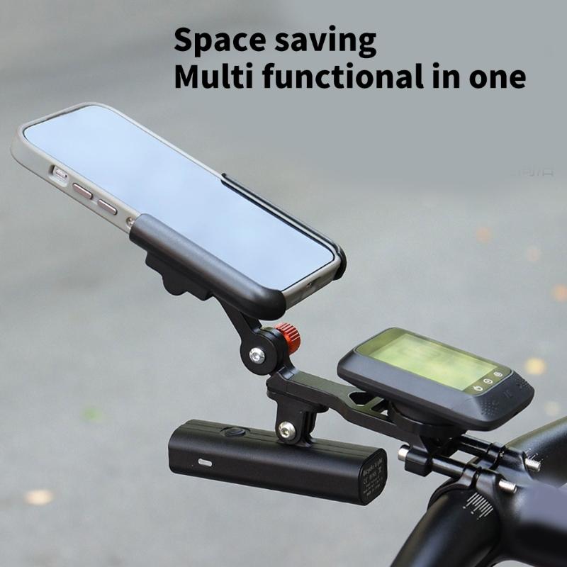 Cycling Stopwatches Rack Bicycles Handlebars Extension Stand Phone Stand Computer Mount Rack Light Stands Enduring