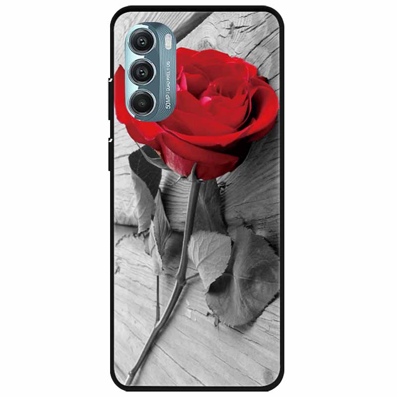 For Moto Edge 2022 Case Silicone Luxury Cartoon TPU Bumper For Motorola Edge (2022) Soft Phone Cover Shell on for MotoEdge Dog