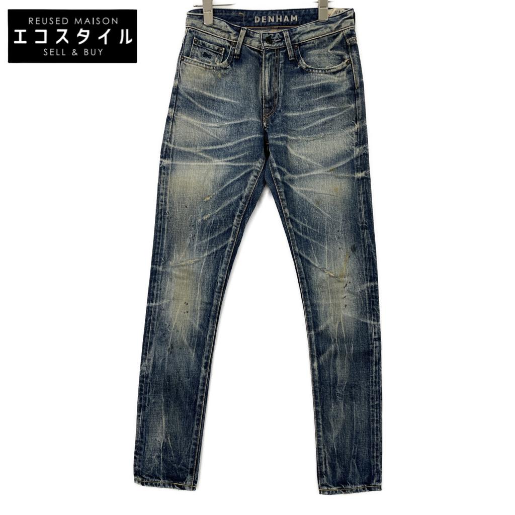 DENHAM Made In Japan 2013 ELLE JAL Indigo Drop Skinny Denim Bottoms W23L32 blueUsed