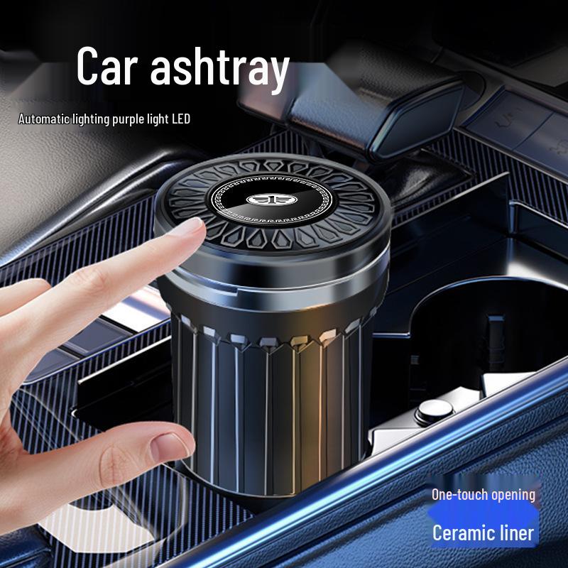 Multi-Functional Car Ashtrays with Lights for FAW Senya R7 R8 R9, Blue Ship H6, Junpai D60 M80