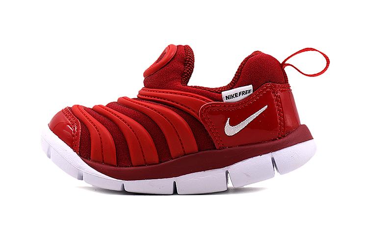 

Nike Dynamo Free Abrasion Resistant Low top Toddler Shoes White Red Infant And Toddler 343938-621 27