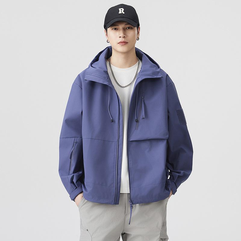 

Куртка Куртка Мужская с капюшоном Уличная Куртка для альпинизма Новая Осенне-зимняя Ветрозащитная Водонепроницаемая Спортивная одежда S