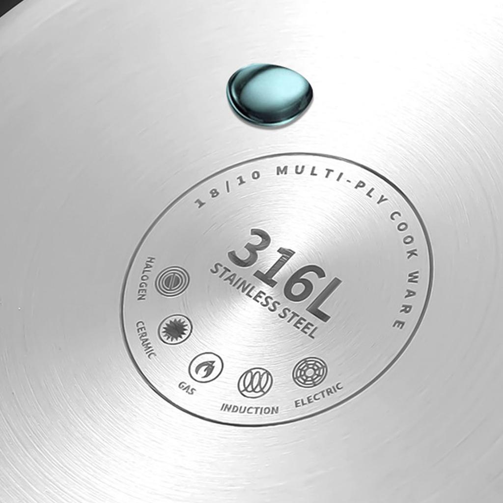 Space Saving Small Stainless Steel Skillets For Butter Melting Miniature Saucepan with Spout Ergonomic Handle Cookware
