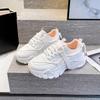 Sneakers Women's Shoes 2025 New Spring and Summer High-value Platform White Shoes Versatile Dad Shoes Casual Breathable Trendy Shoes